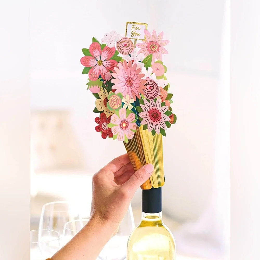 🆕American Greetings Bouquet Bottle Topper